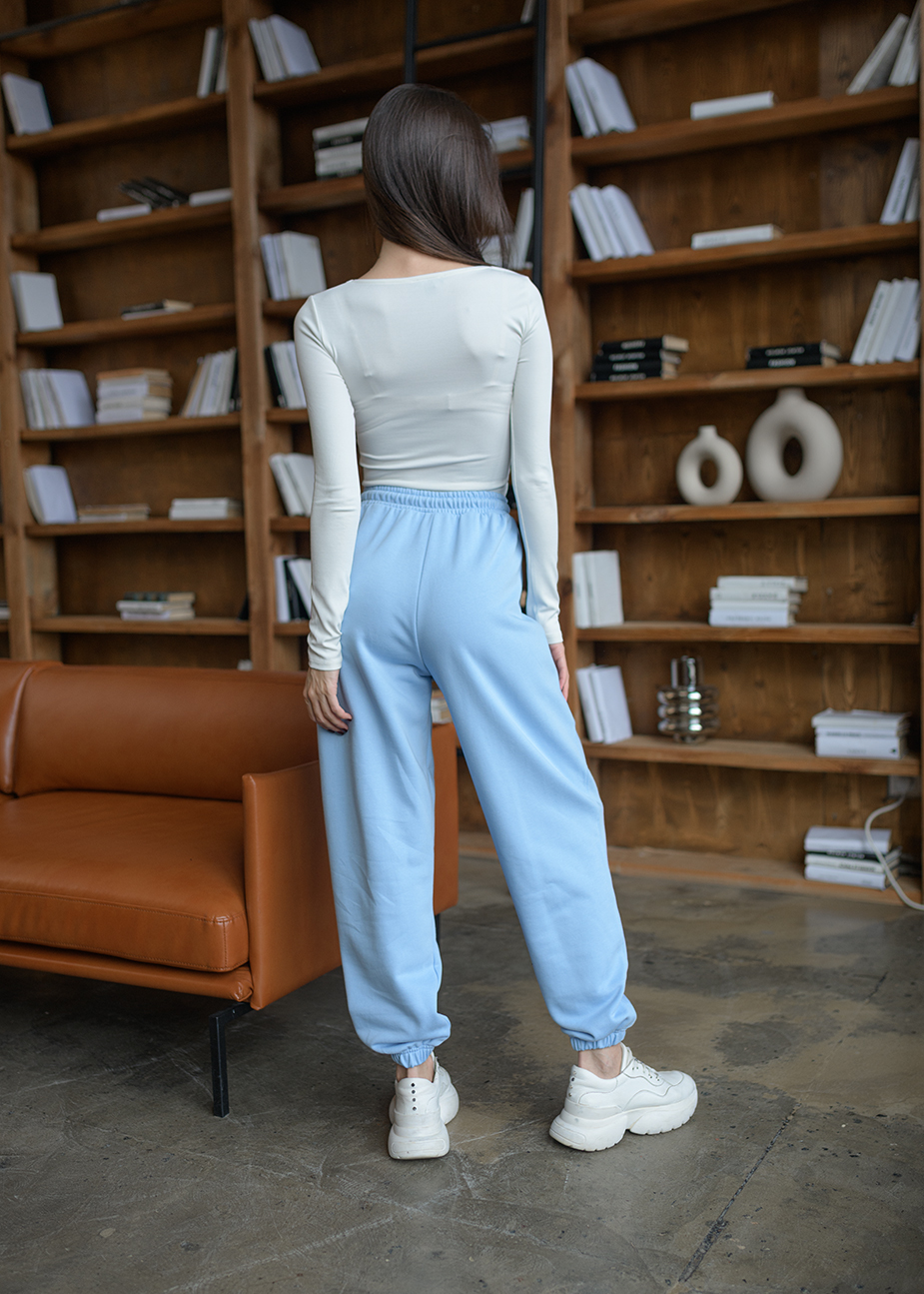 Damskie dresy Staff ou logo light blue