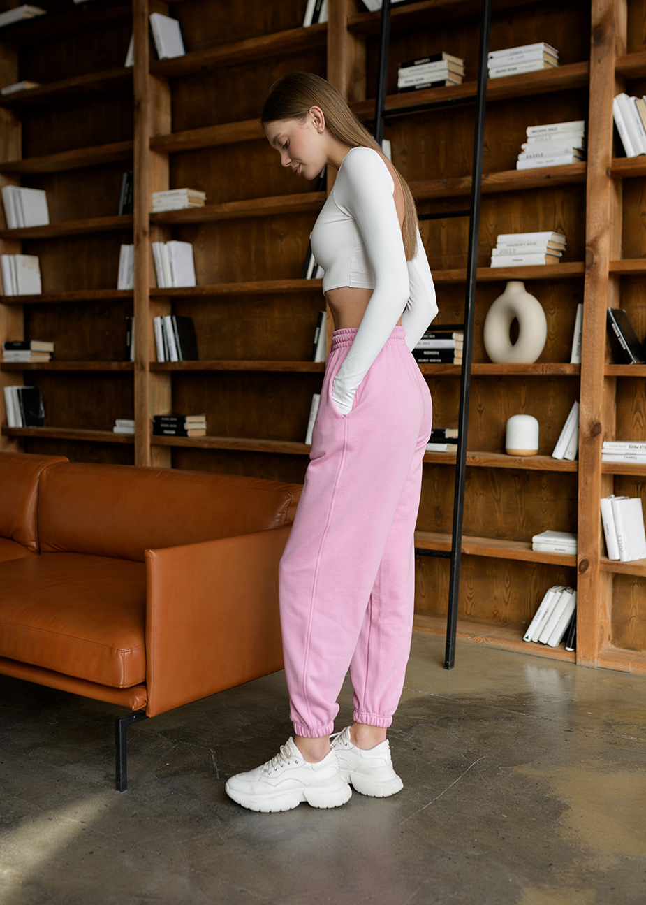 Damskie dresy Staff pink oversize