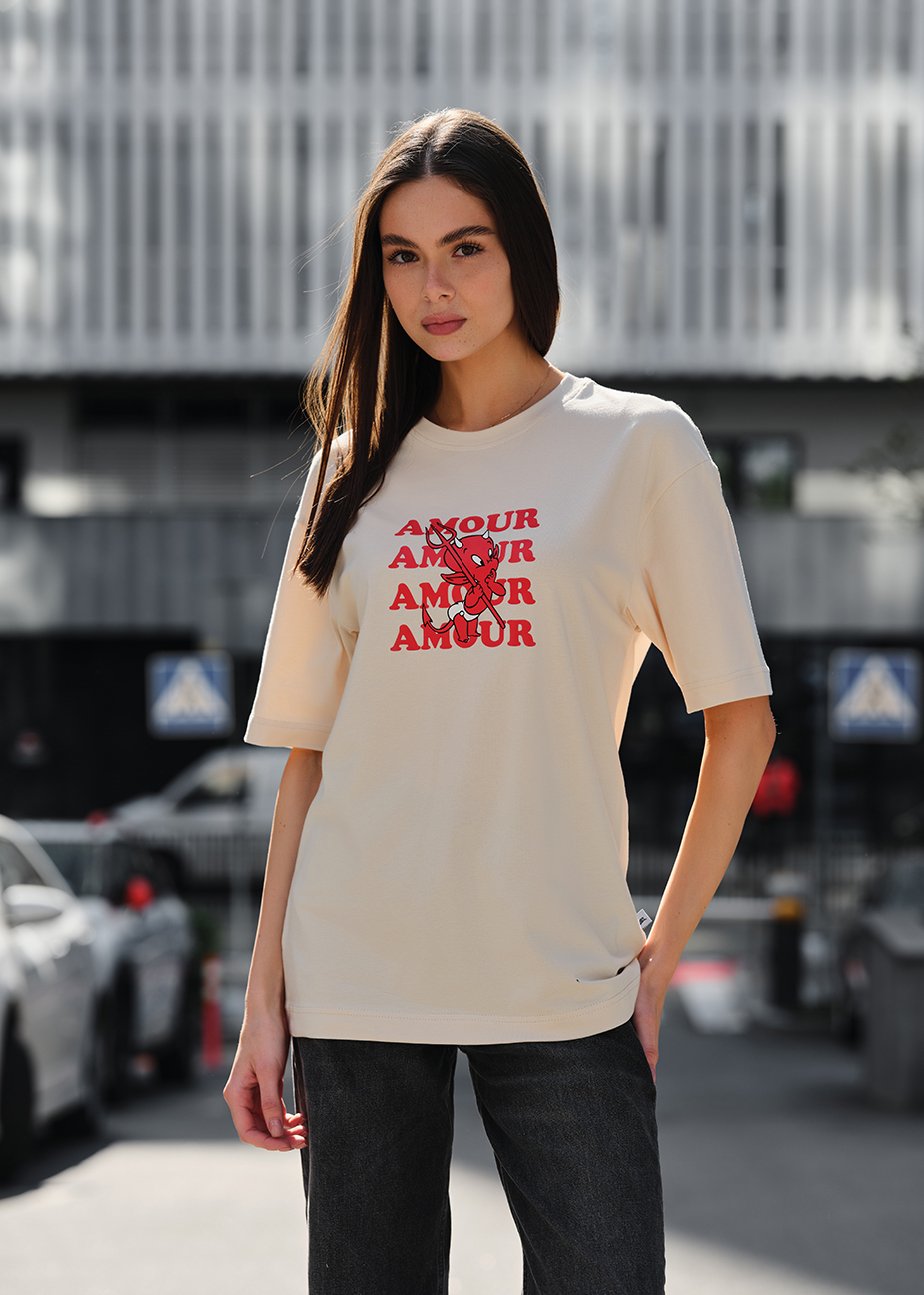 Damska koszulka Staff amour oversize
