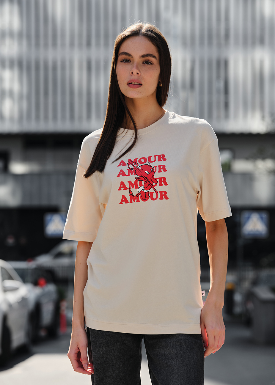Damska koszulka Staff amour oversize