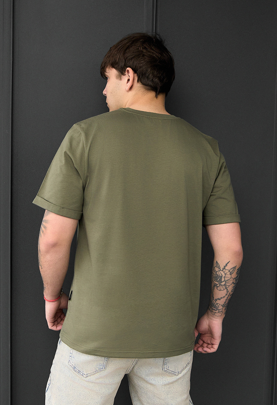 Koszulka Staff khaki logo