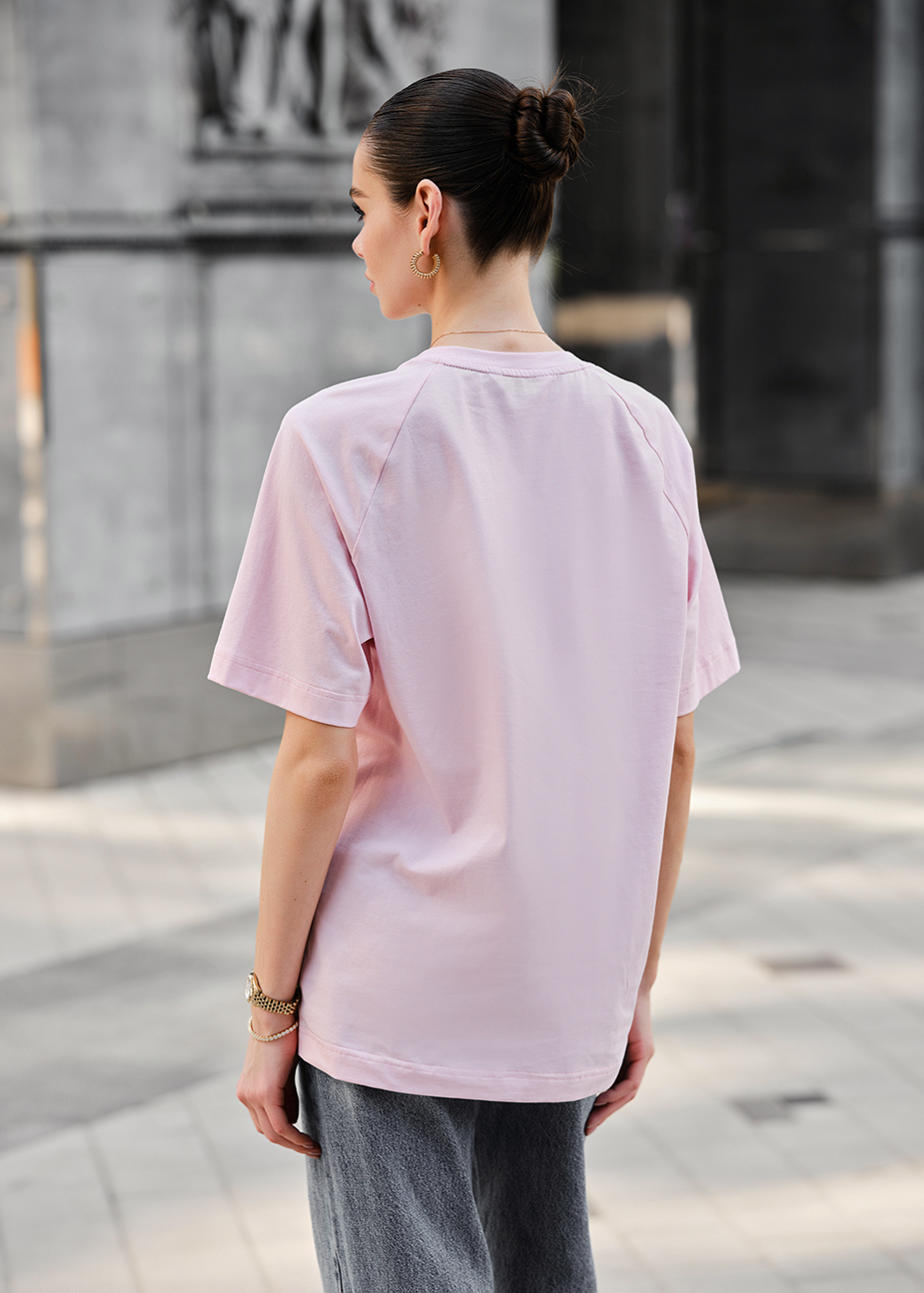 Damska koszulka Staff ar light pink oversize