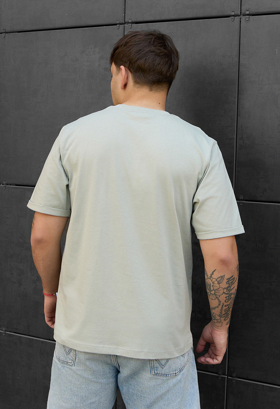 Koszulka Staff light olive logo