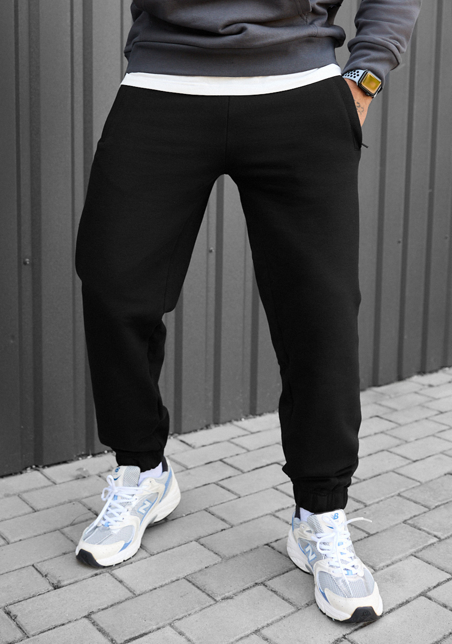 Spodnie dresowe Staff mil black