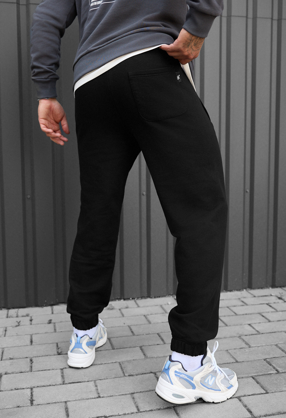Spodnie dresowe Staff mil black