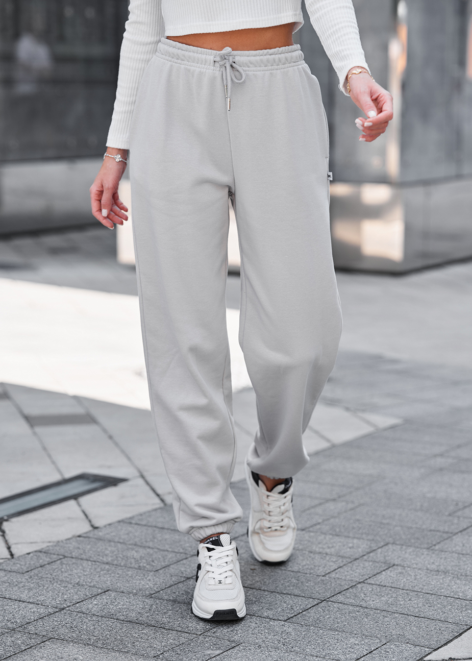 Spodnie dresowe Staff nova light gray