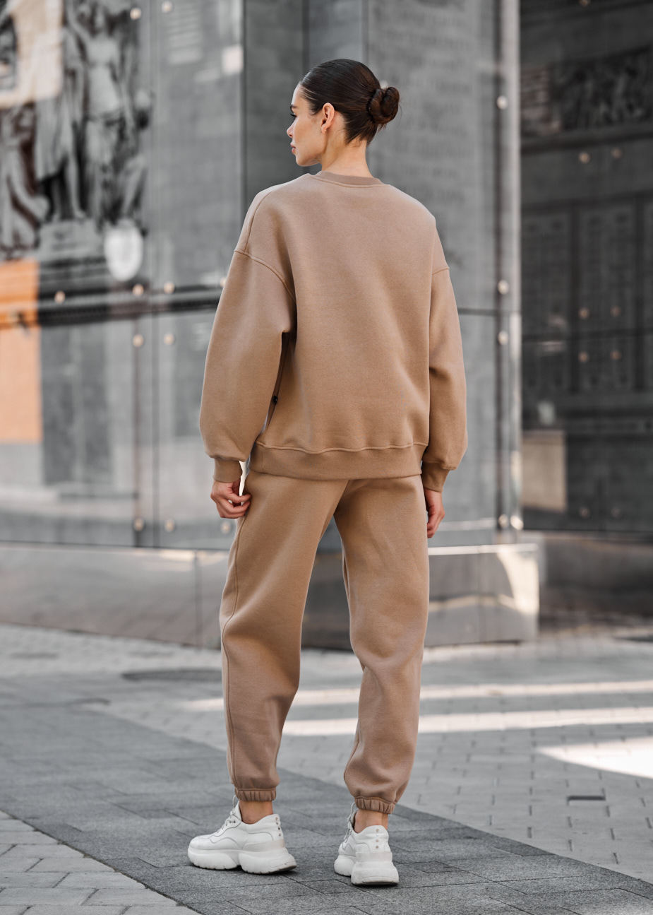 Damski dres Staff kora light brown oversize fleece