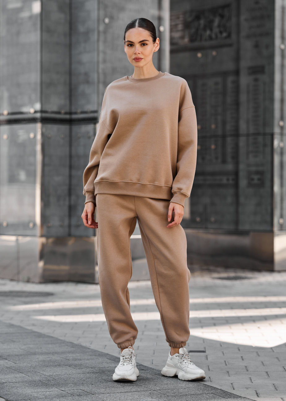 Damski dres Staff kora light brown oversize fleece