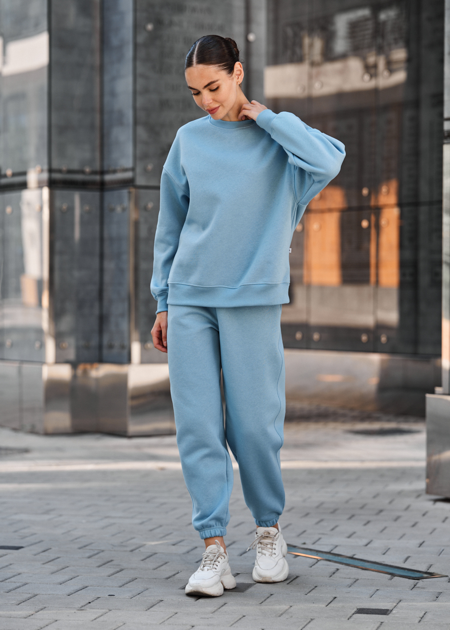 Damski dres Staff kora light blue oversize fleece