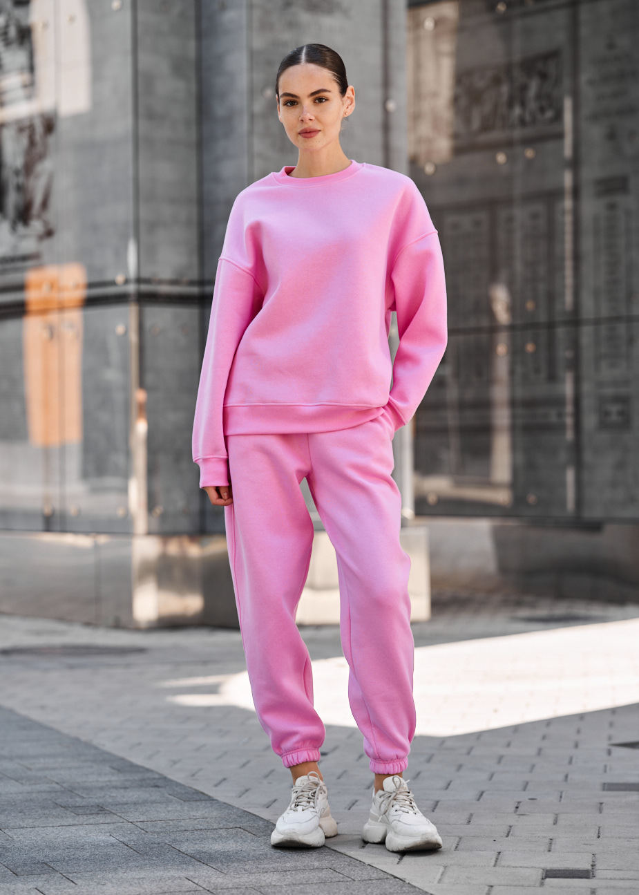 Damski dres Staff kora pink oversize fleece