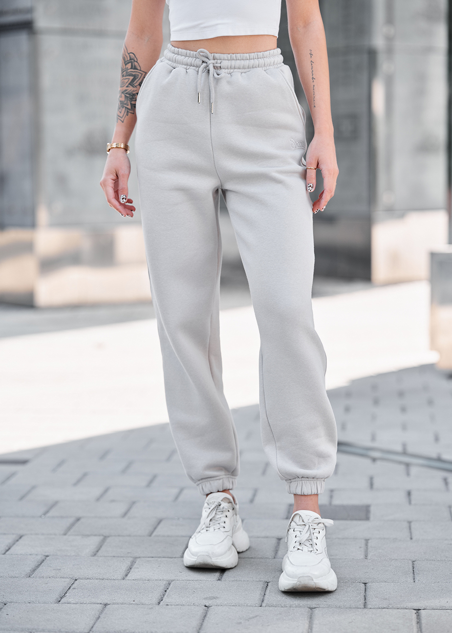 Spodnie sportowe Staff yo light gray fleece