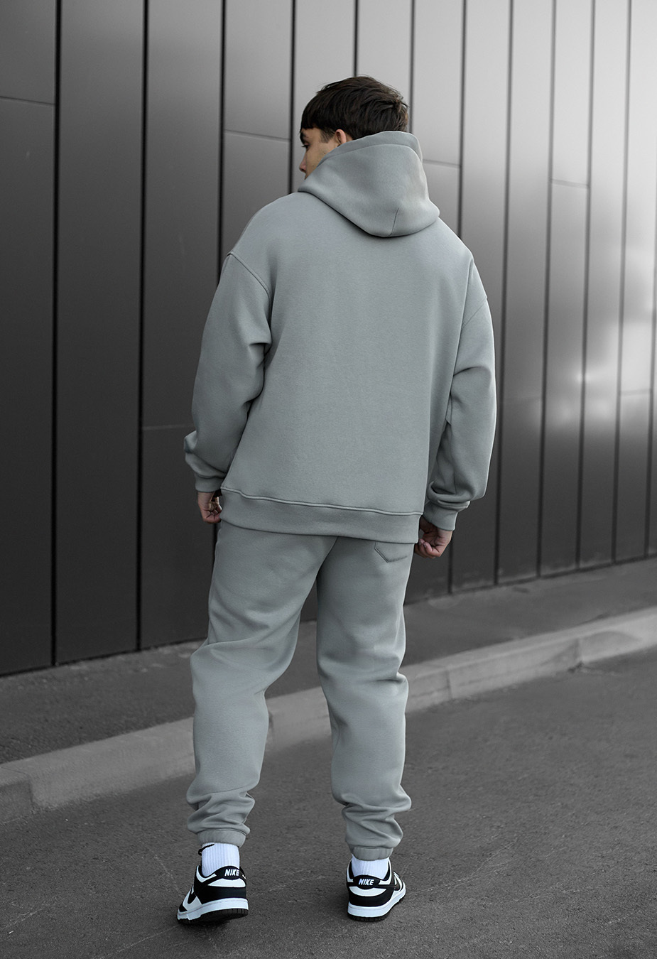 Dres Staff su light gray oversize fleece