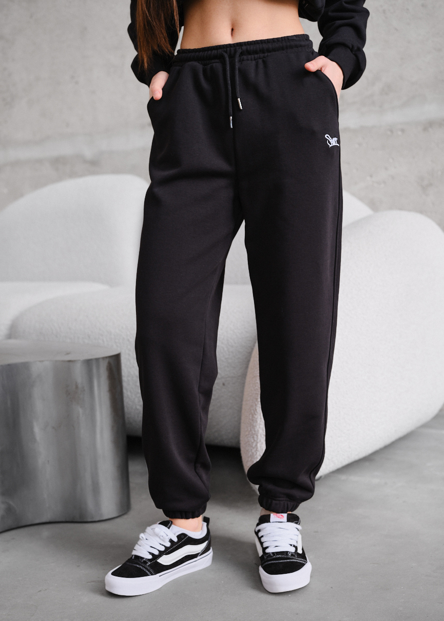 Spodnie Staff yo black logo