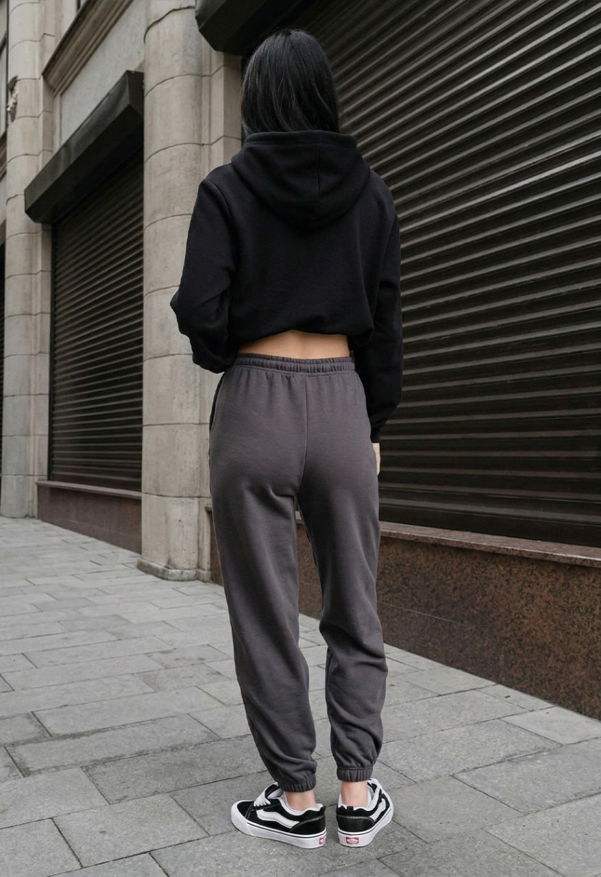 Spodnie dresowe Staff yo gray logo