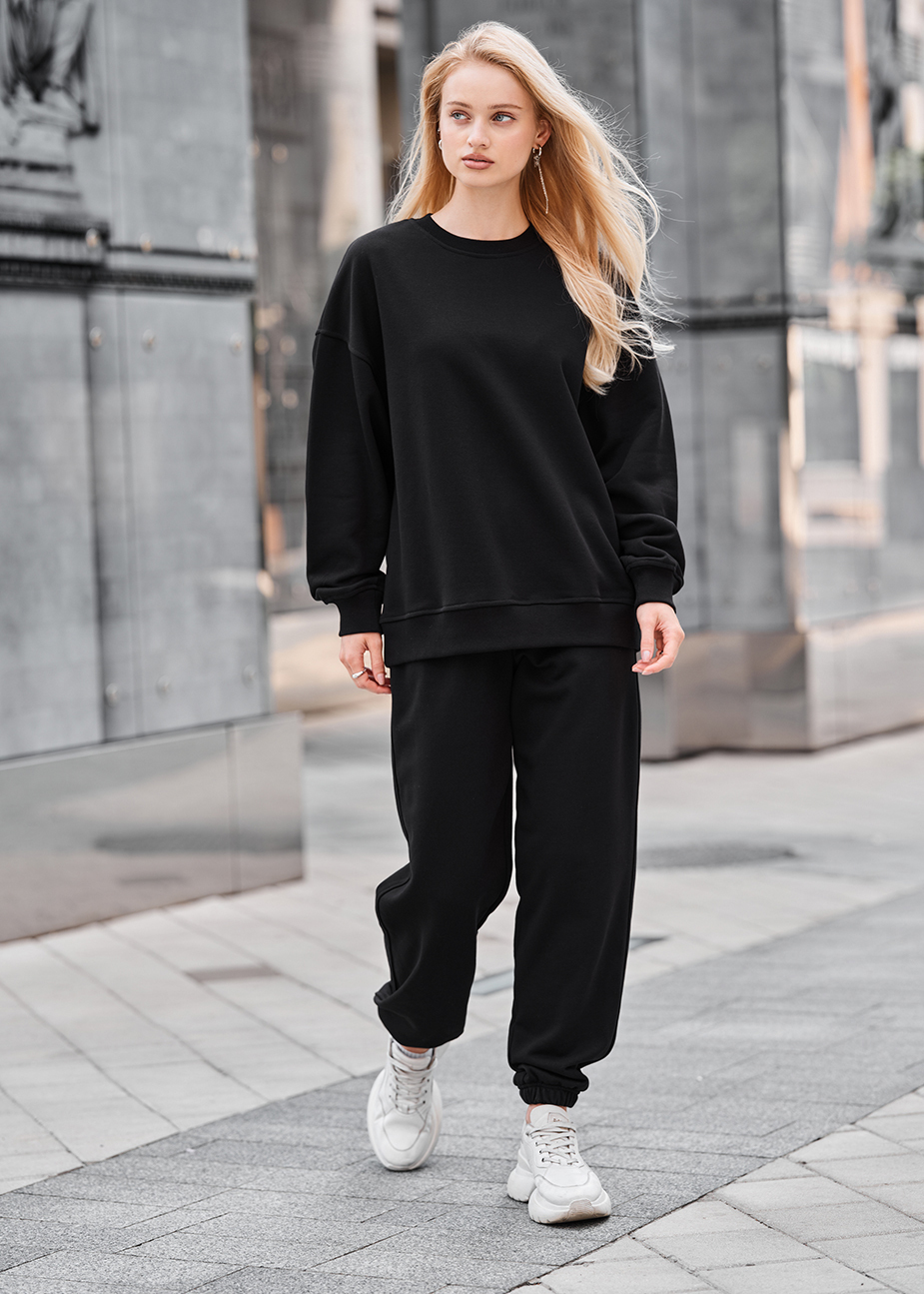 Damski dres sportowy Staff fa black oversize