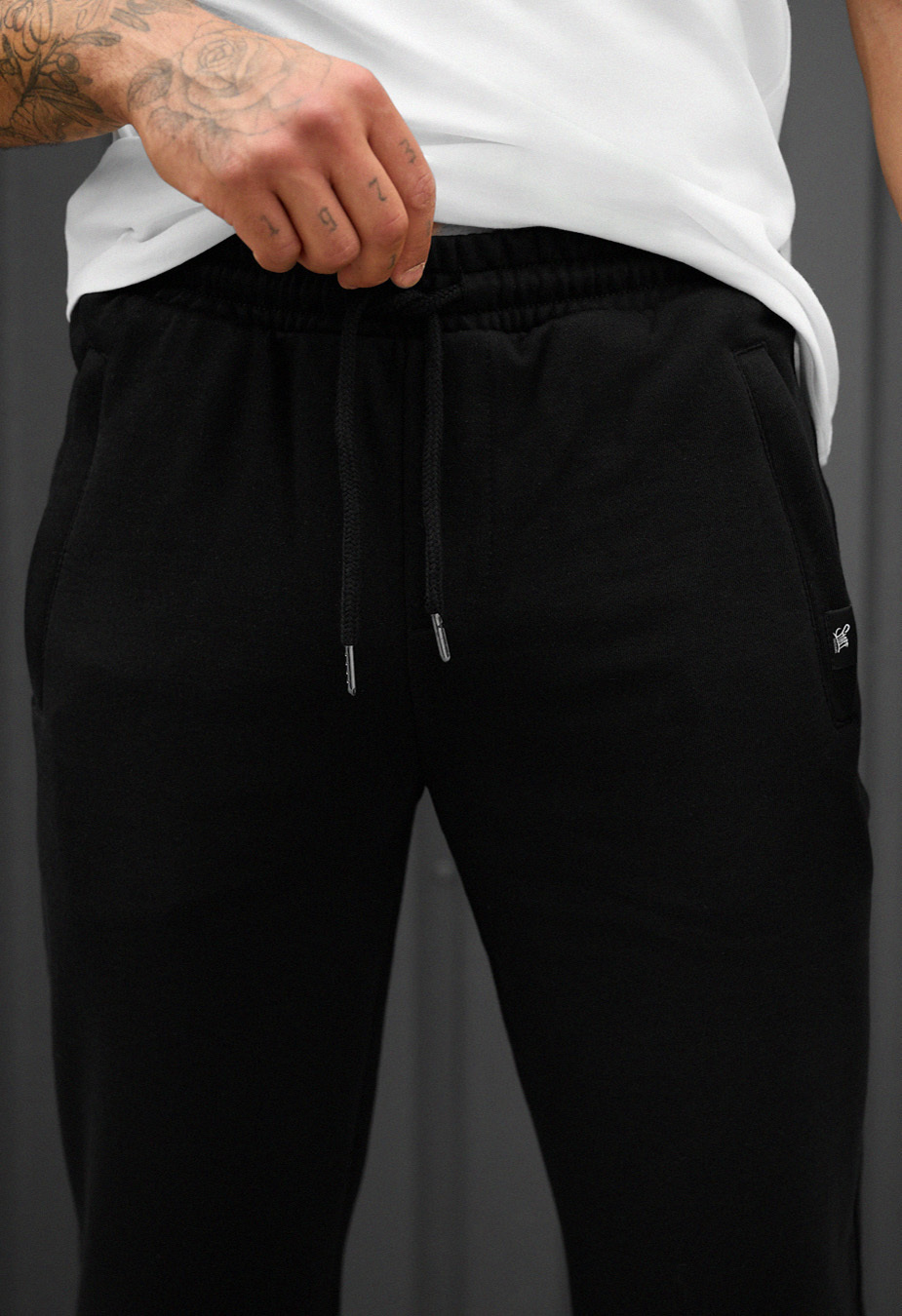 Spodnie dresowe Staff lak black