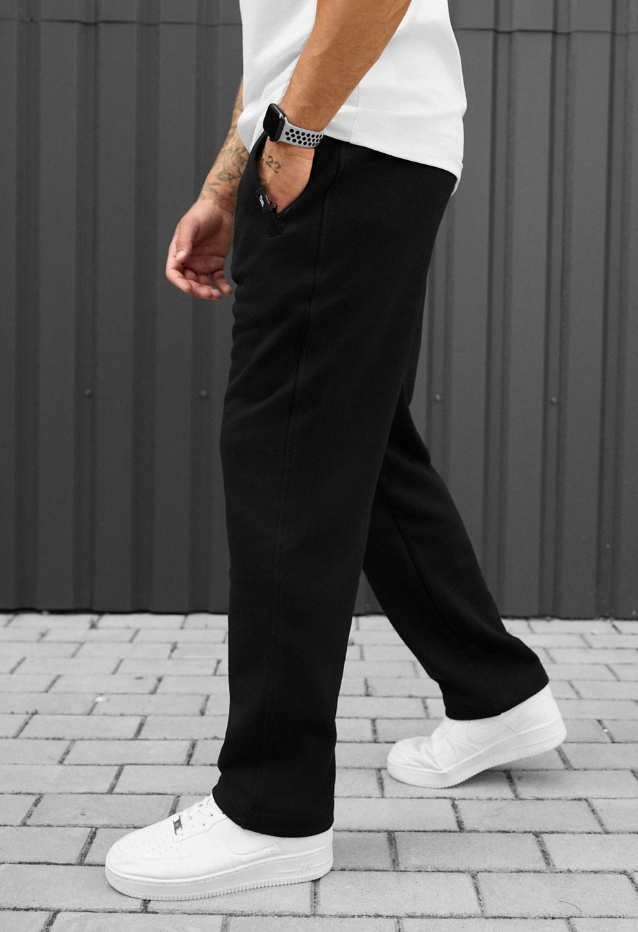 Spodnie dresowe Staff lak black