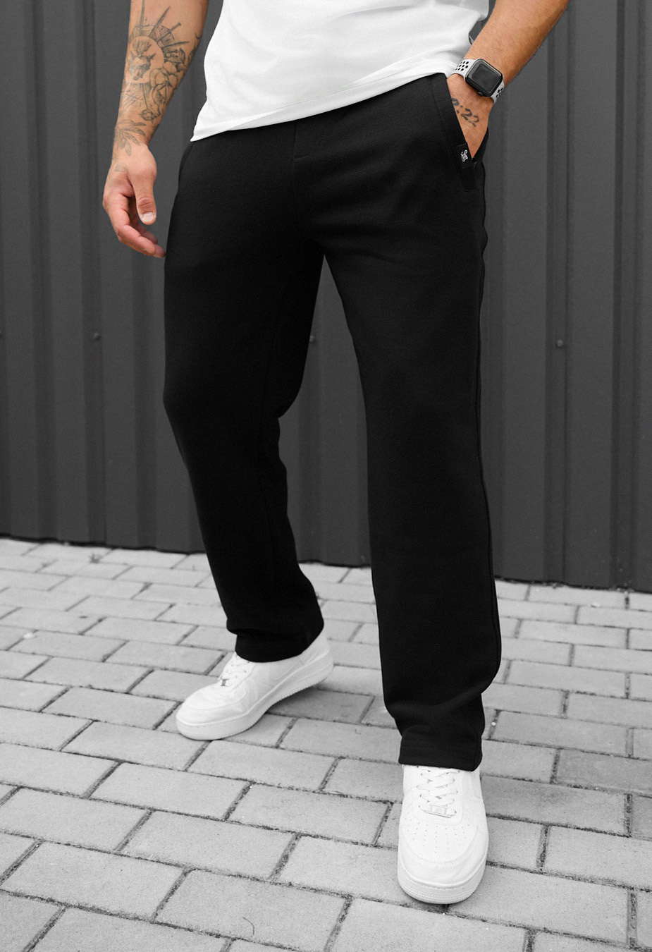 Spodnie dresowe Staff lak black
