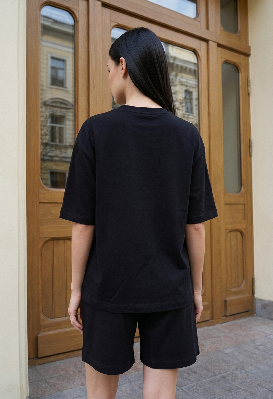 Komplet koszulka + spodenki Staff de black