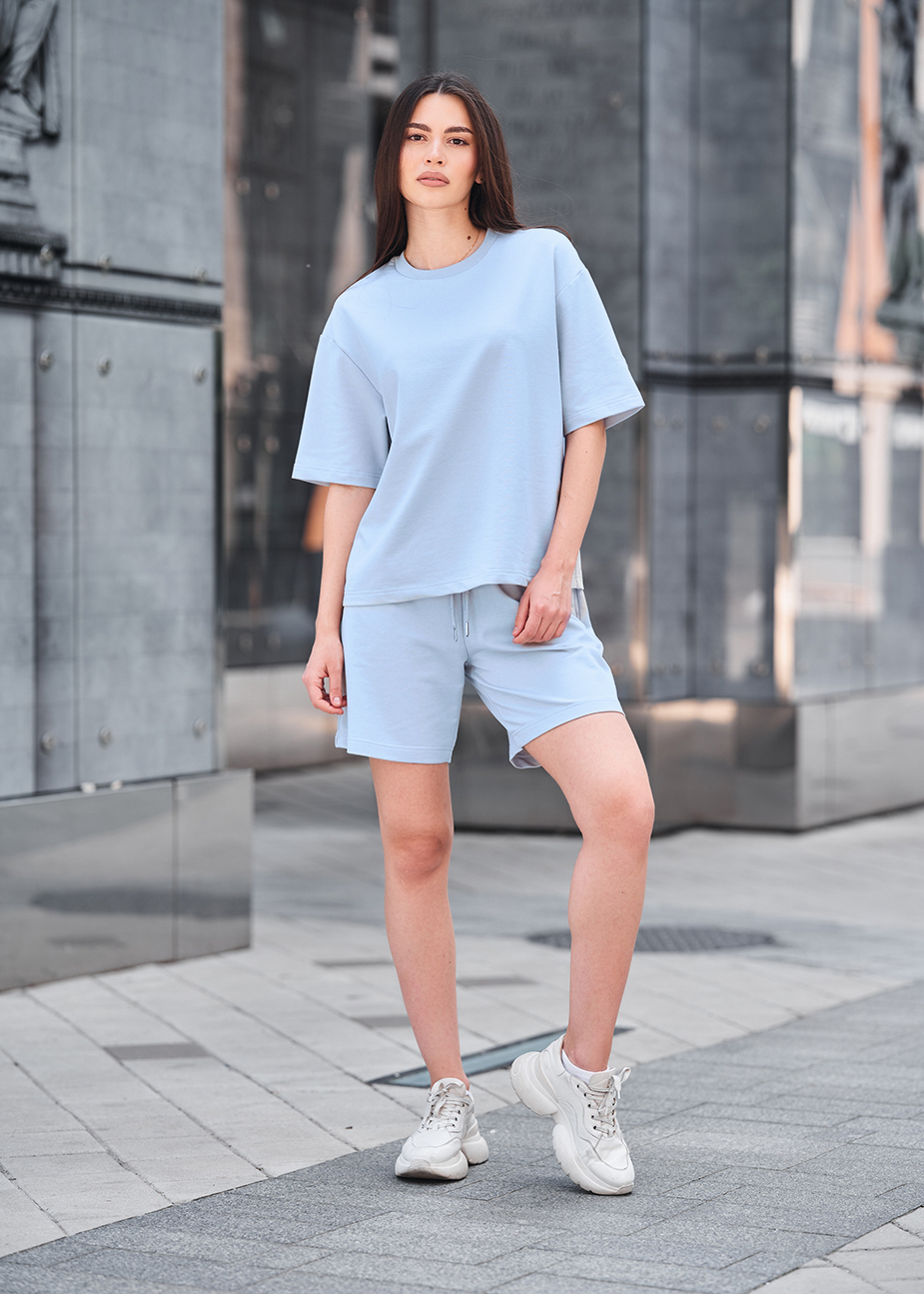 Komplet koszulka + spodenki Staff de light blue