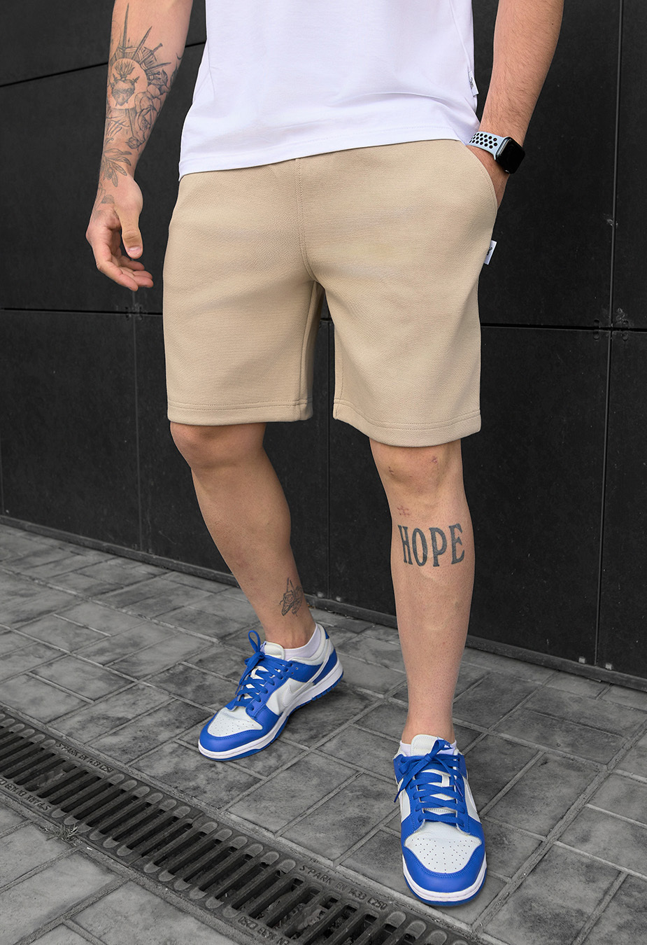 Spodenki Staff ro beige