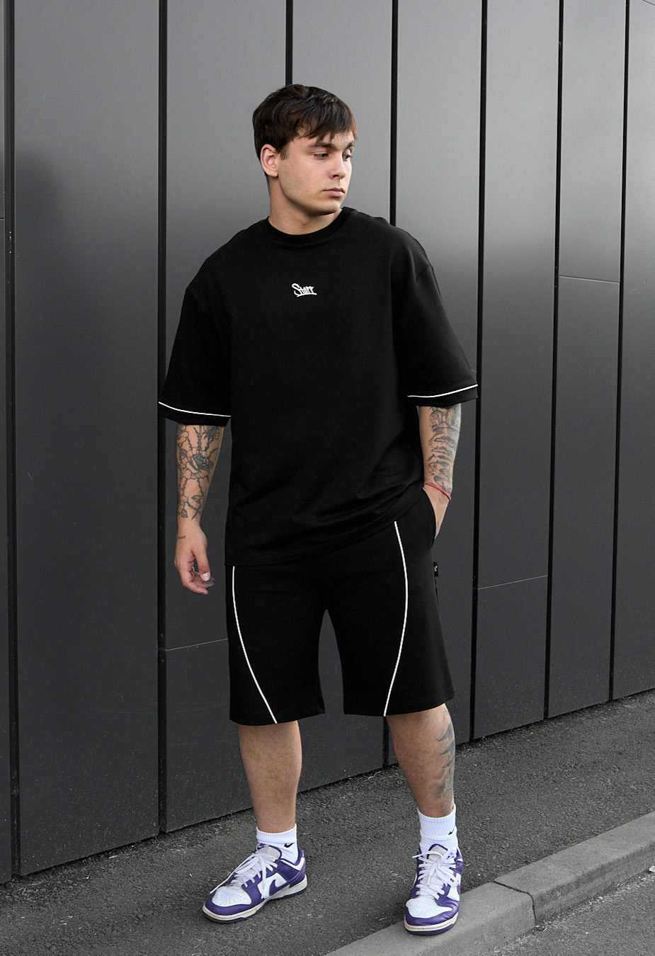 Komplet koszulka + spodenki Staff ax reflective