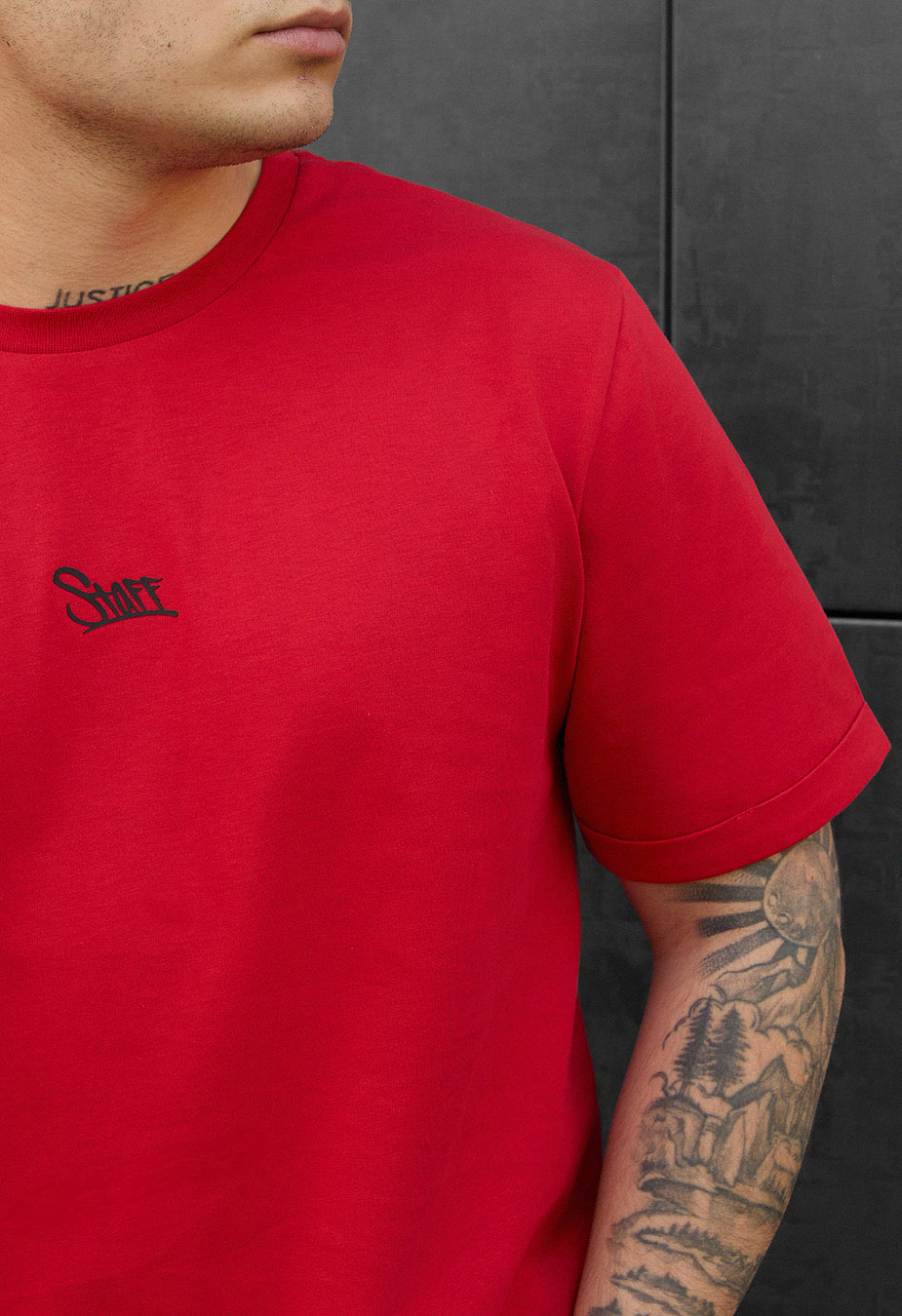 Koszulka Staff red logo