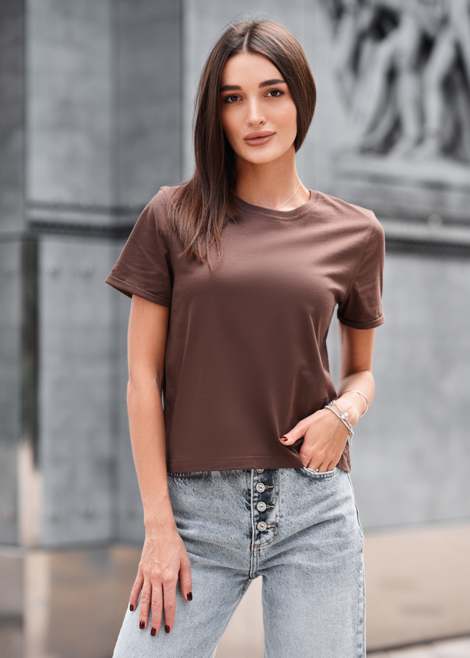 Koszulka Staff cap light brown
