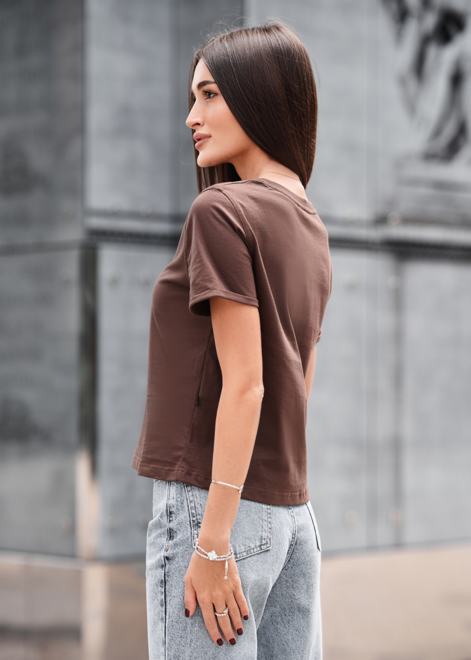 Koszulka Staff cap light brown
