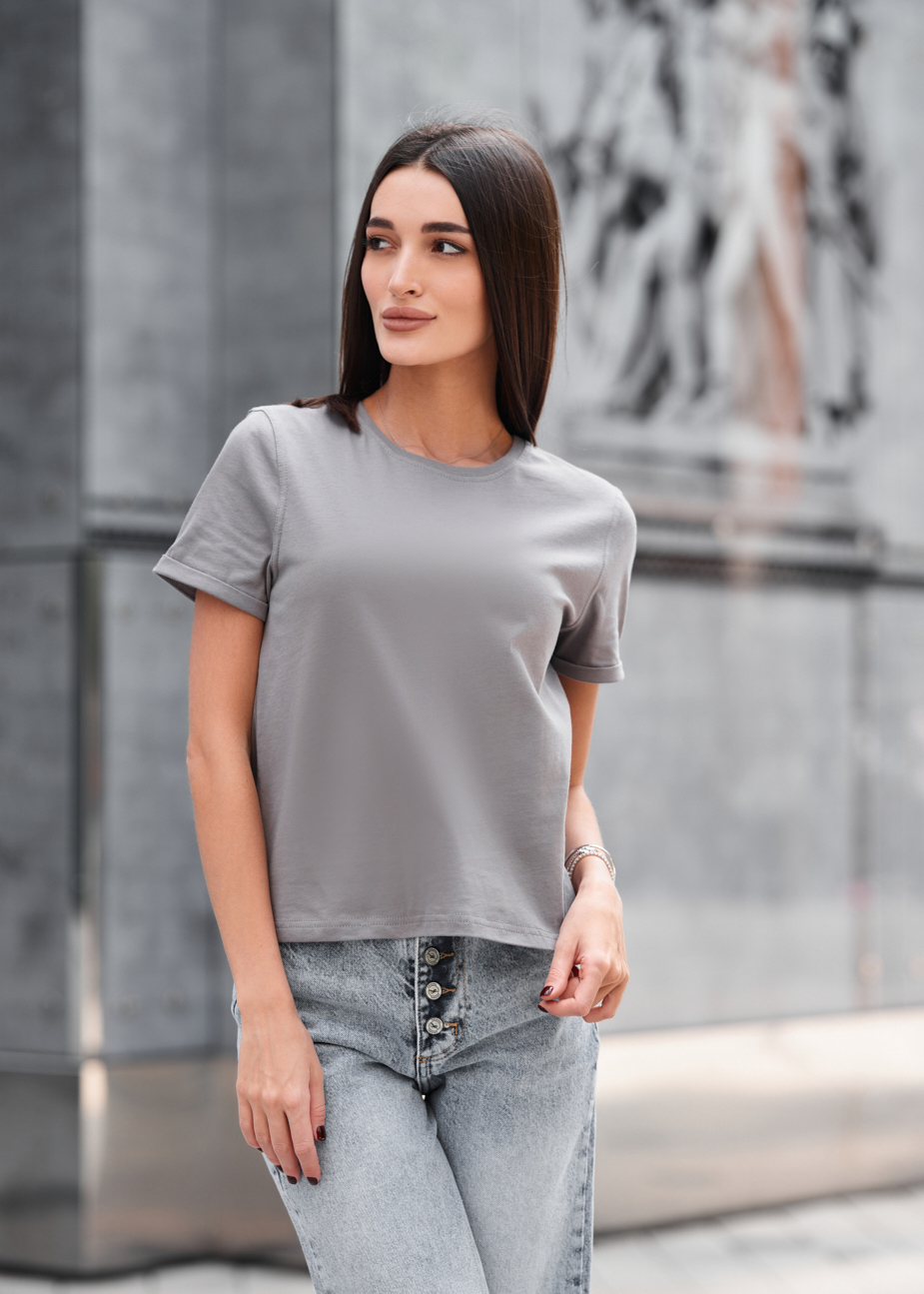 Koszulka Staff cap gray