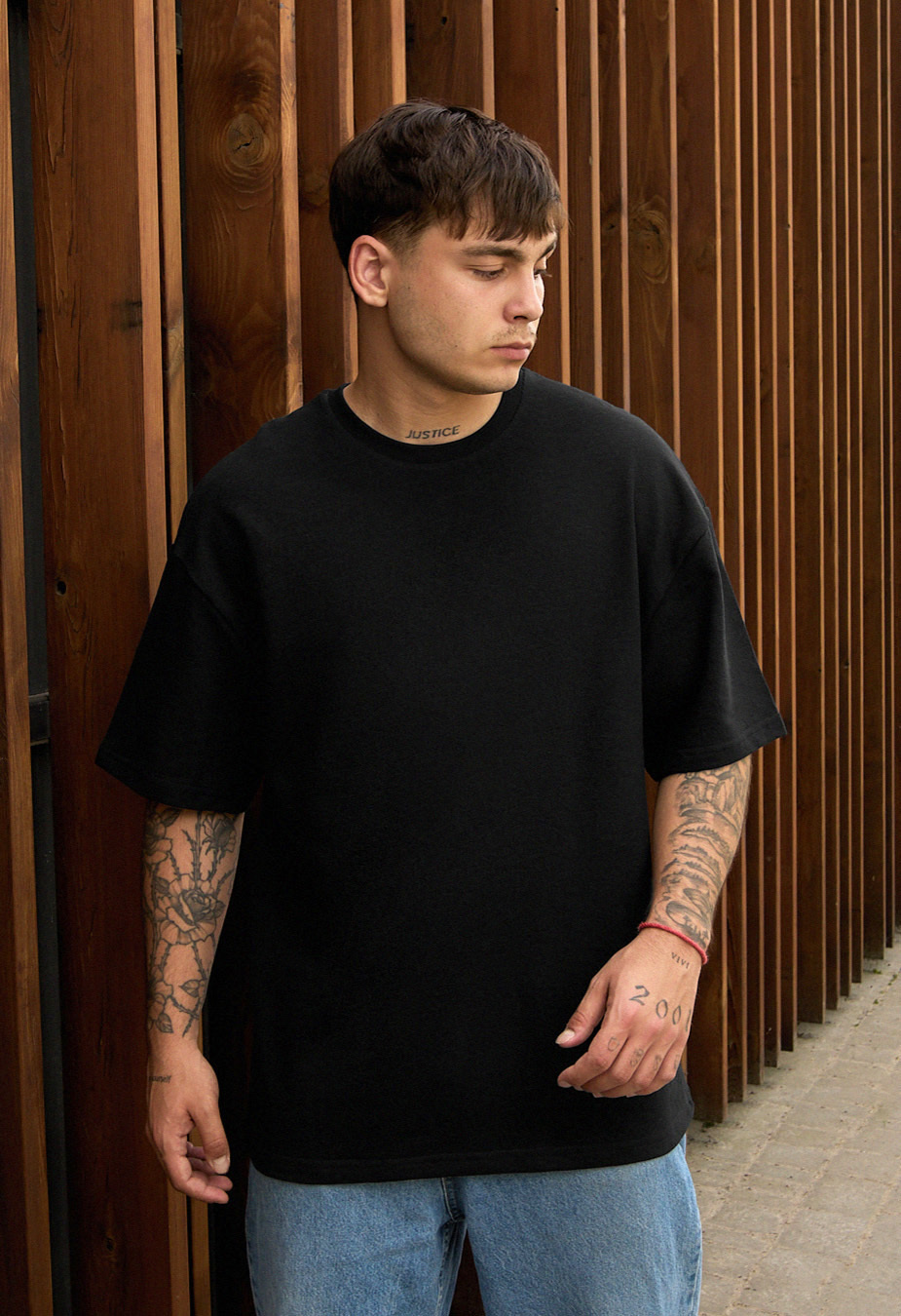 Koszulka Staff be black oversize