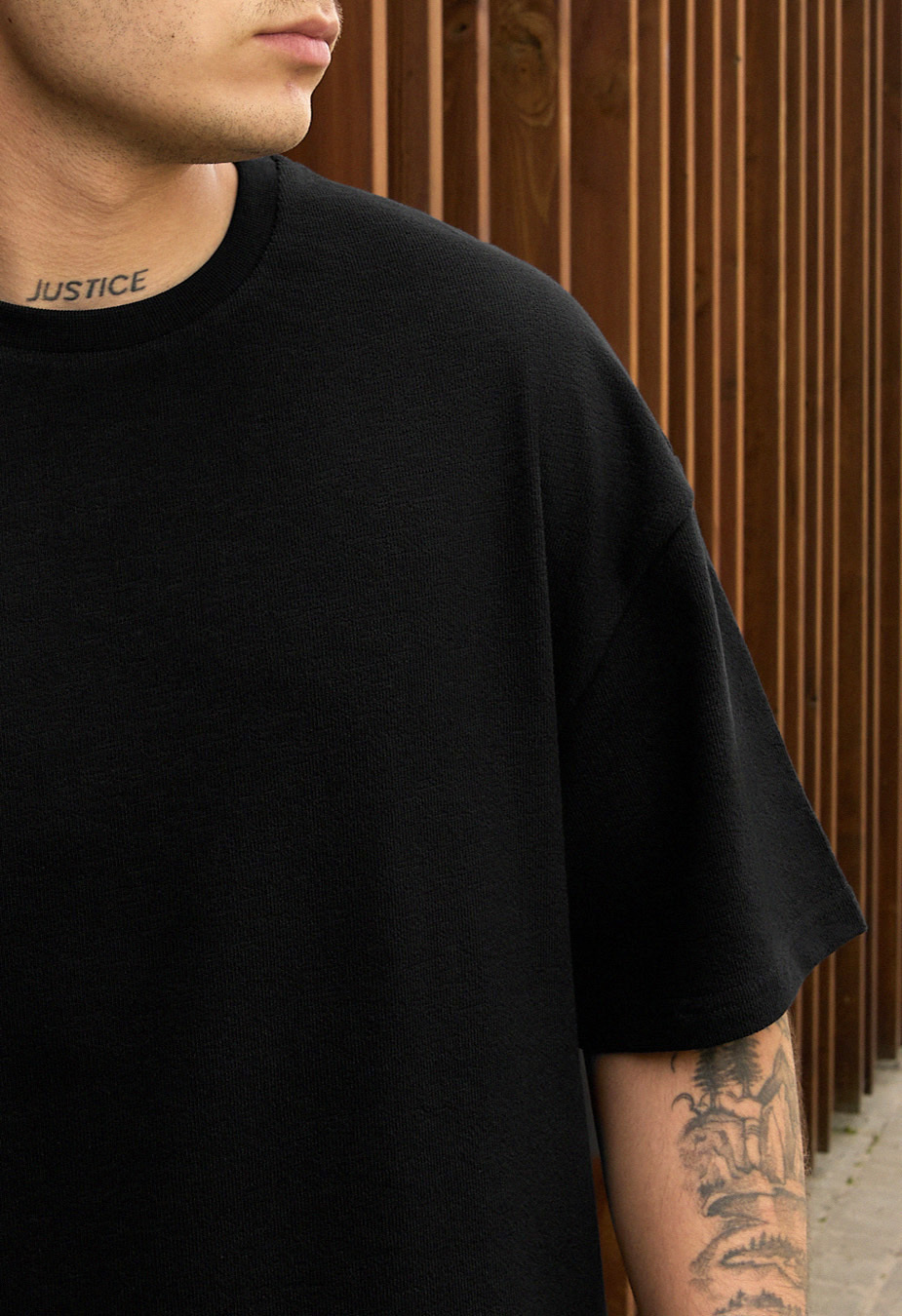 Koszulka Staff be black oversize