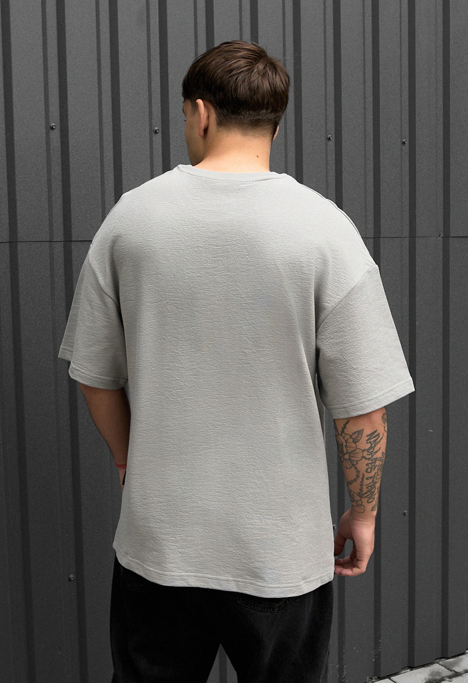Koszulka Staff be gray oversize