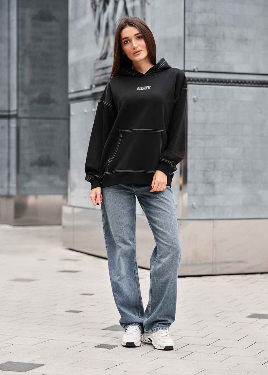 Bluza Staff ue black oversize
