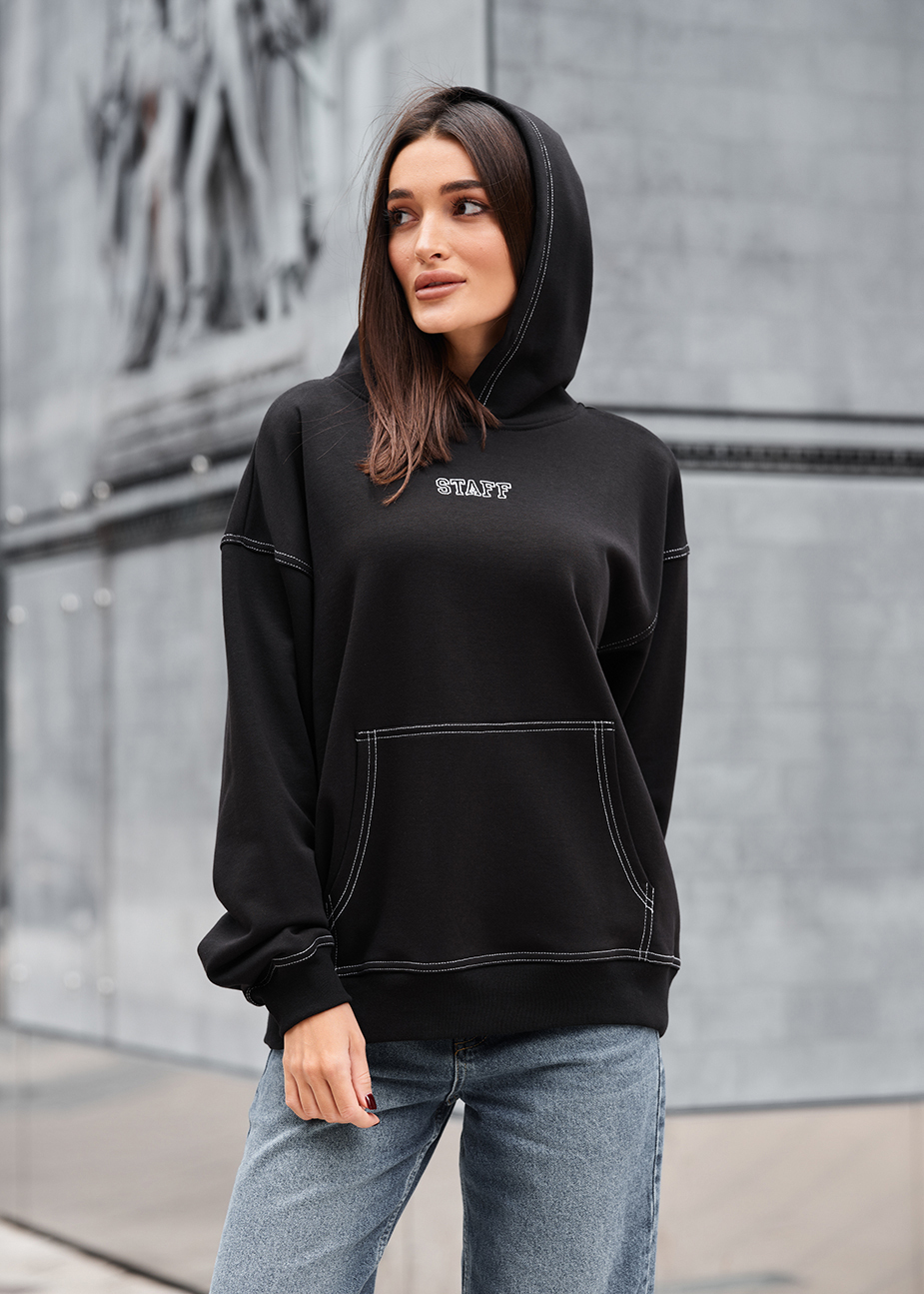 Bluza Staff ue black oversize
