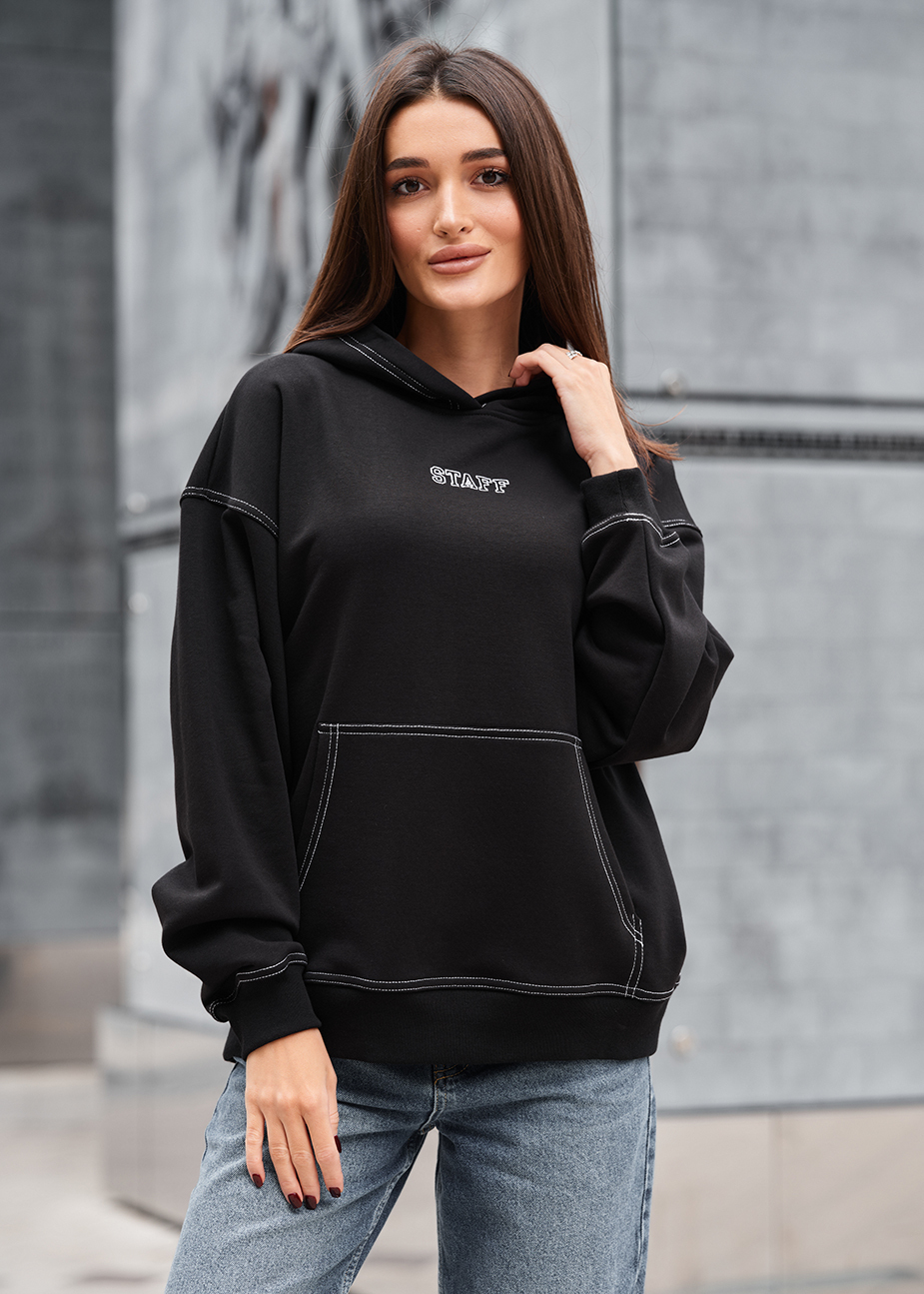 Bluza Staff ue black oversize