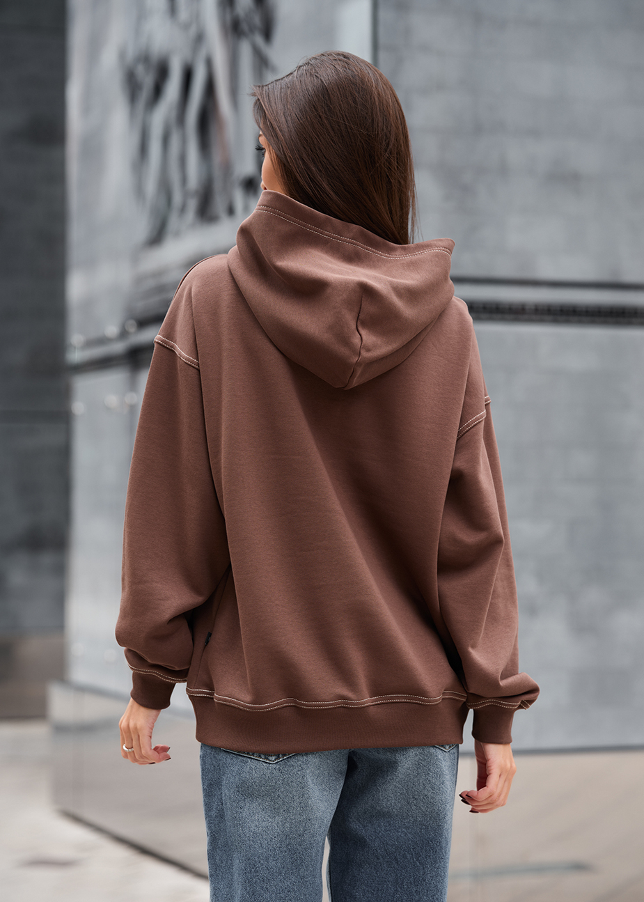 Bluza Staff ue brown oversize