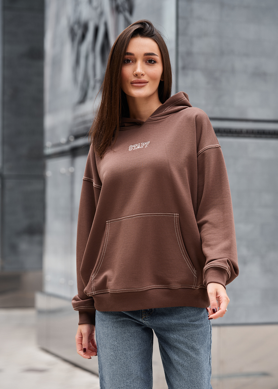 Bluza Staff ue brown oversize