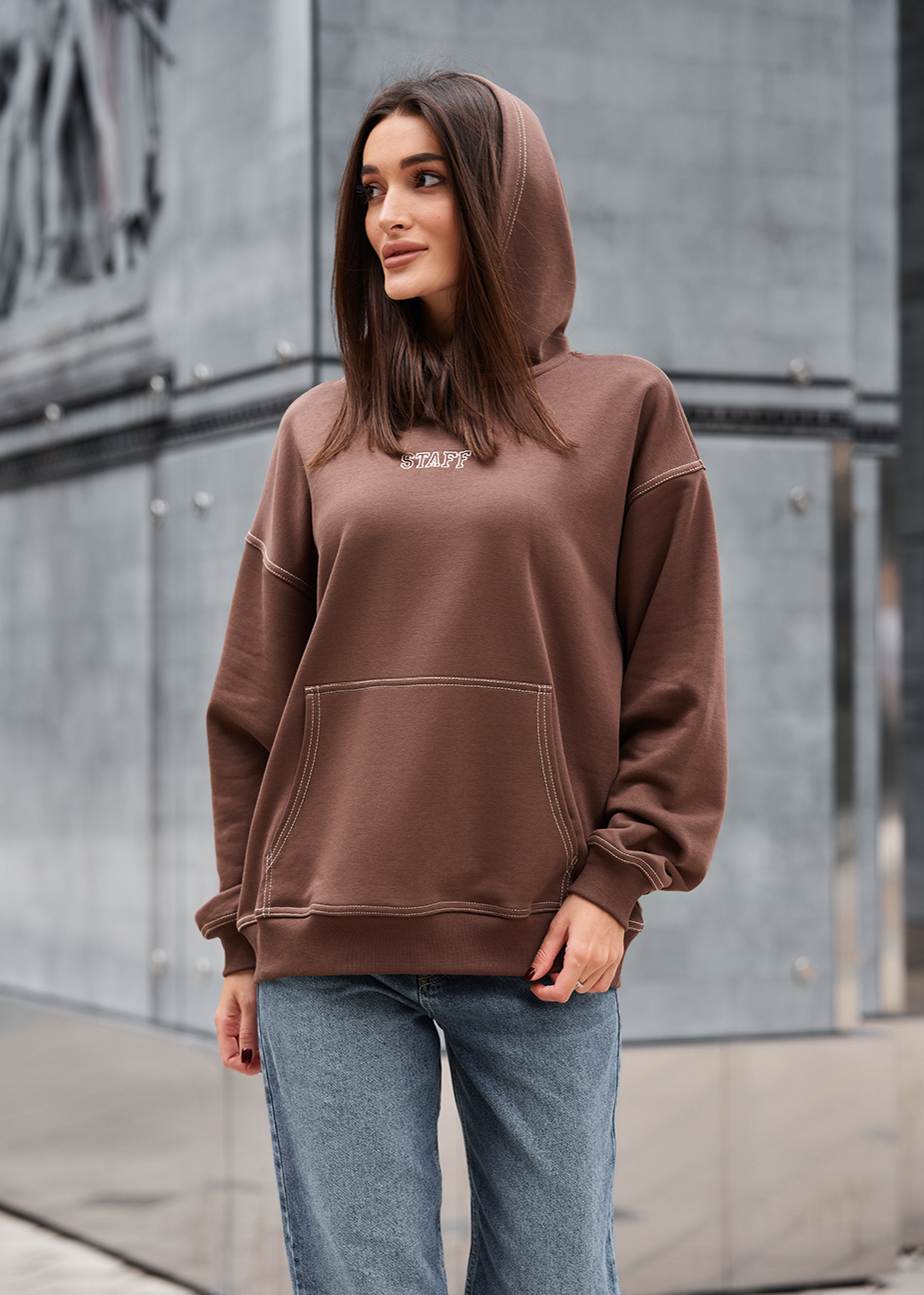 Bluza Staff ue brown oversize