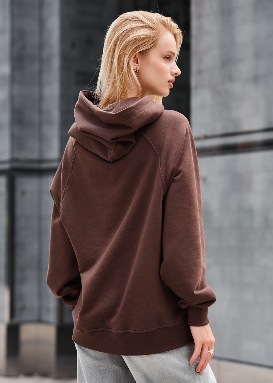 Bluza Staff amo brown logo oversize