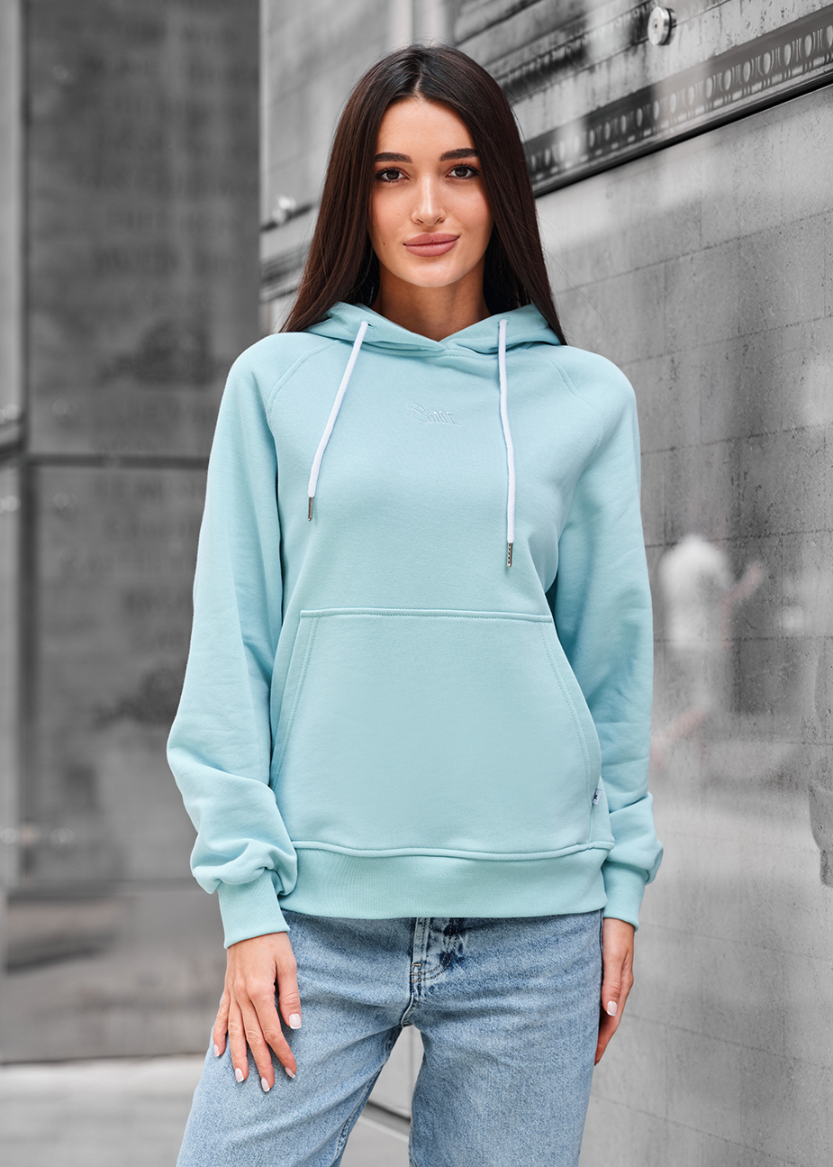 Bluza Staff amo light blue logo oversize