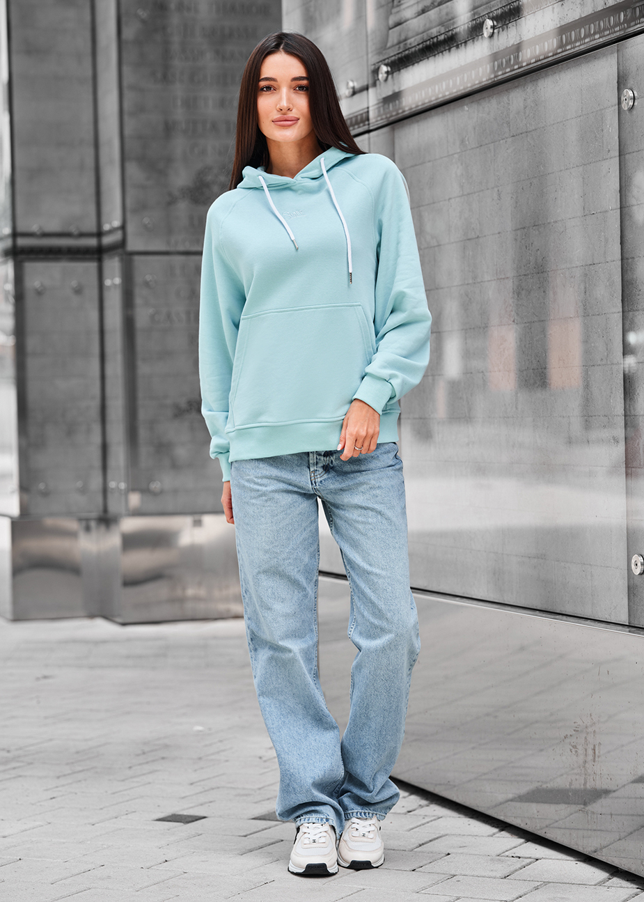 Bluza Staff amo light blue logo oversize