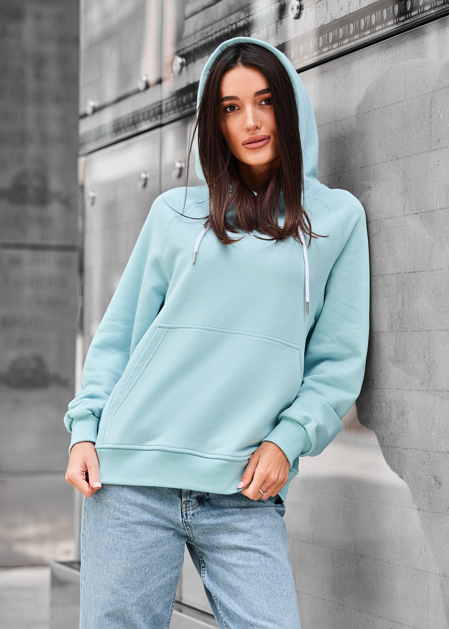 Bluza Staff amo light blue logo oversize