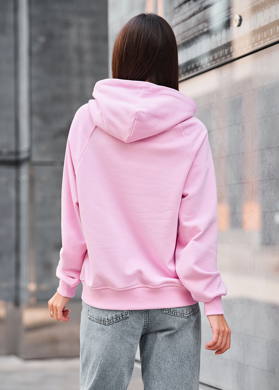 Bluza Staff amo light pink logo oversize