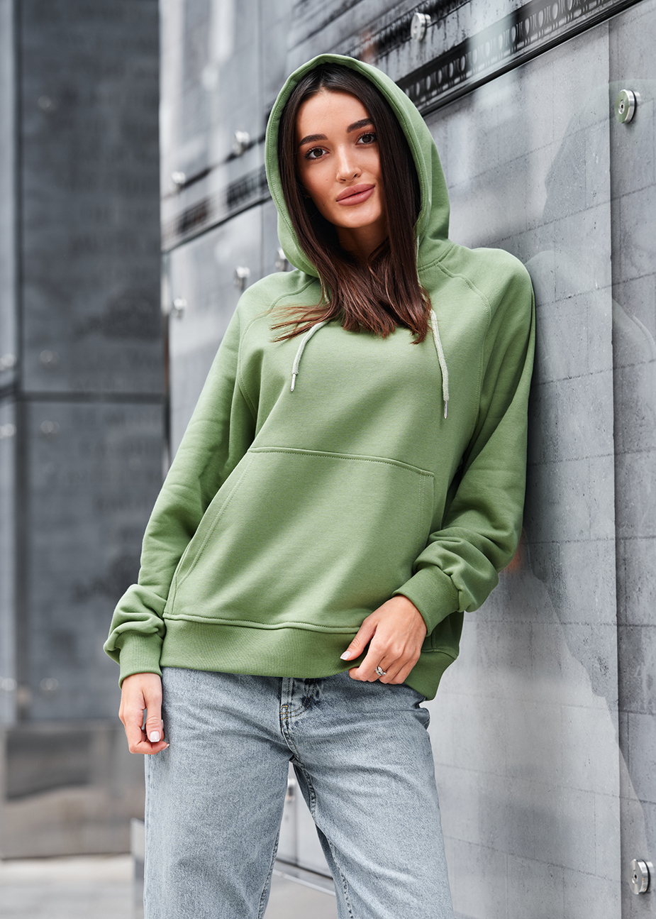 Bluza Staff amo green logo oversize