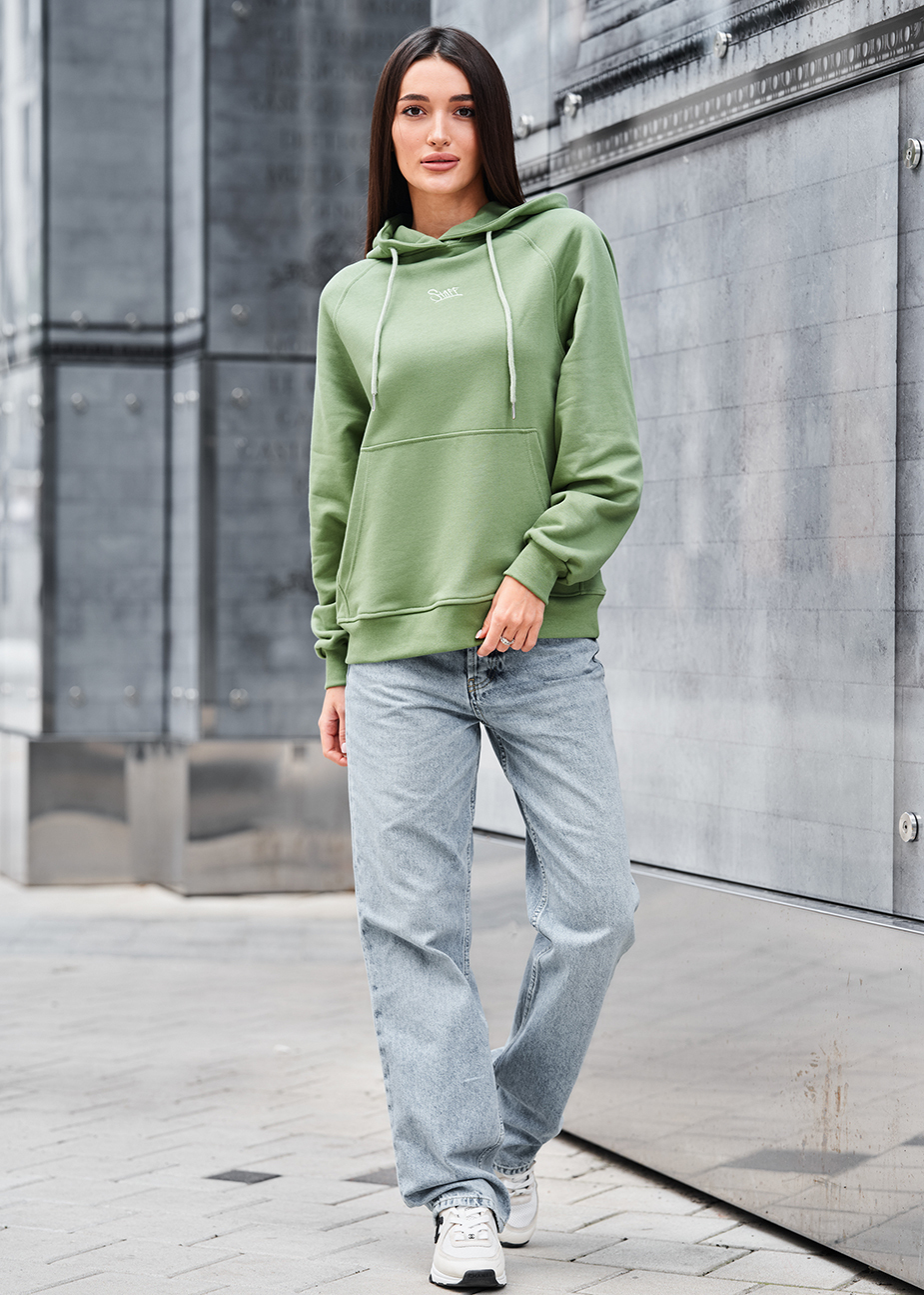 Bluza Staff amo green logo oversize
