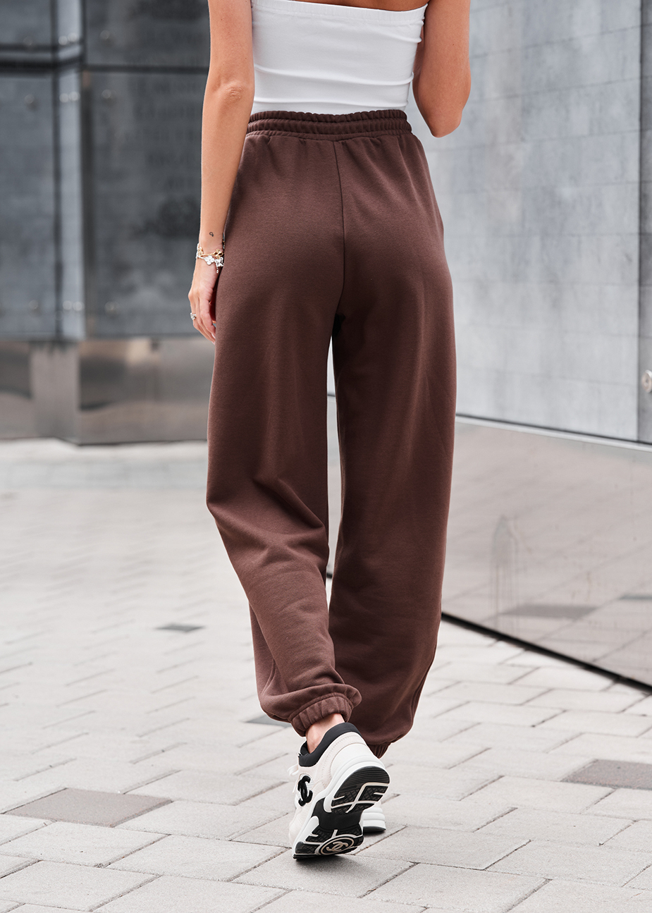 Spodnie sportowe Staff flexi brown