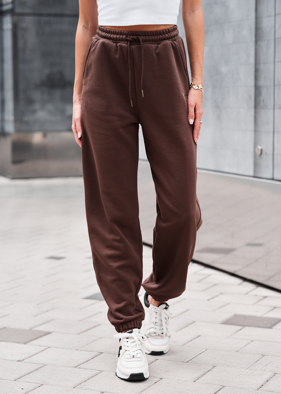 Spodnie sportowe Staff flexi brown