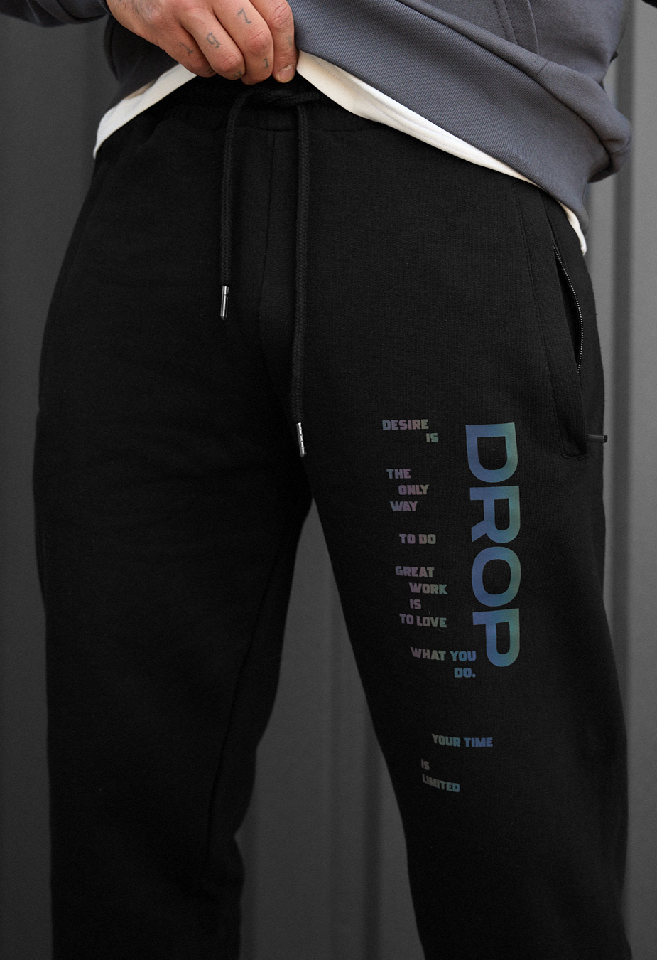Spodnie sportowe Staff mil drop