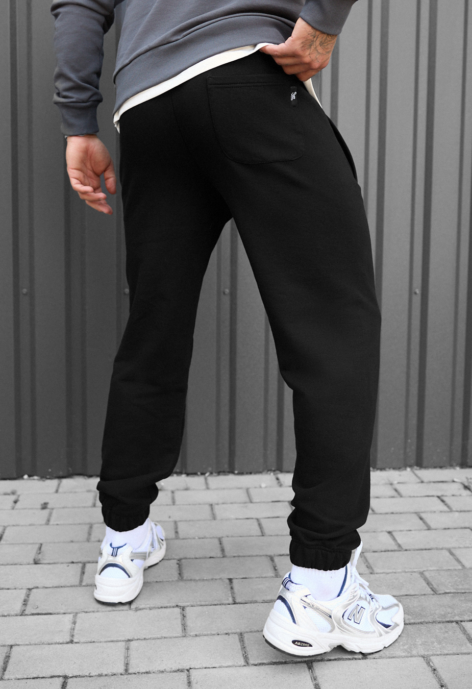 Spodnie sportowe Staff mil logo black